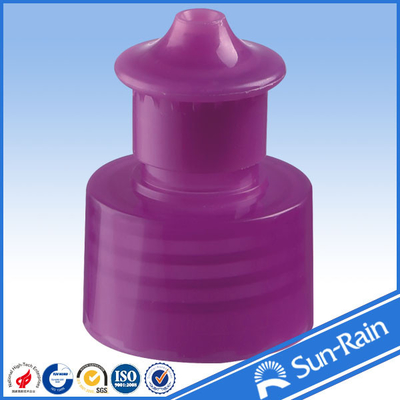24-410 28-410 mendorong Purple menarik Cap Botol Plastik untuk botol olahraga