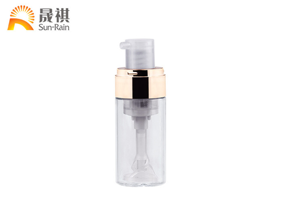 Cina 30ml 50ml Pompa Kosmetik Botol Semprot Plastik Petg 0.3mm Tingkat Debit pemasok