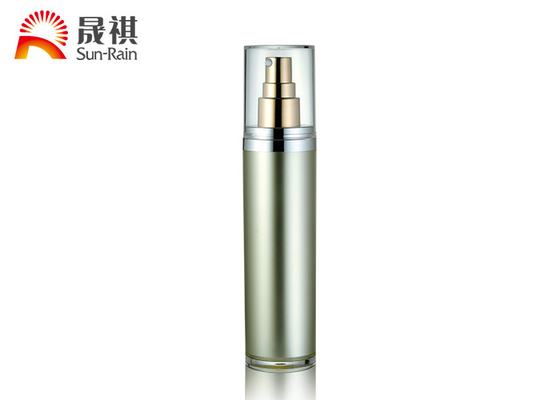 Botol Lotion Kosmetik Emas Kustom Dengan Dispenser AS / MS Botol Aktif