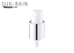 Tops botol Pump / Lotion Dispenser Pompa bentuk ergonomis perak untuk botol kosmetik SR-0805