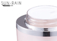 Pink bulat bersih 30ml 50ml kalung kosmetik plastik acrylic jar cream PE disc SR-2386