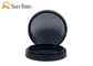 Beauty Cosmetic Plastic Blusher Black ABS Blush Case Dengan Mirror SF0806A