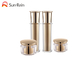 Acrylic Gold Cream Plastik Kosmetik Jars Double Wall Round Shape SR2358