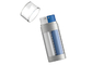 Botol Pengap Tabung Akrilik Oval 30ml Ganda Dengan Pompa Dispenser