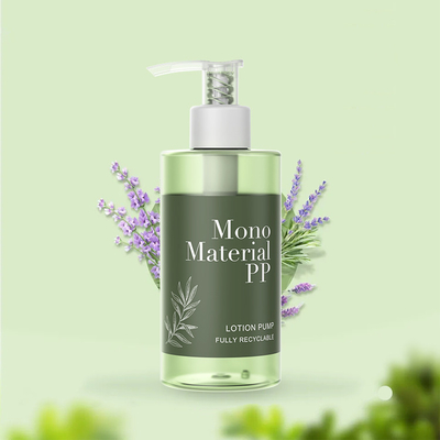 2CC Daur Ulang 28/410 Ramah Lingkungan Semua Plastik Mono Bahan Pompa Lotion Untuk Botol Perawatan Pribadi