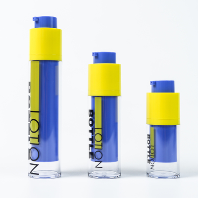 Fashion 15ml 30ml 50ml Botol Berputar Kosmetik Untuk Pengemasan Perawatan Kulit Dengan Screen Printing
