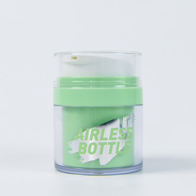 Botol PET Kosong Botol Pompa Tanpa Udara Untuk Bahan PP Disesuaikan Container Krim Tubuh Isi Ulang