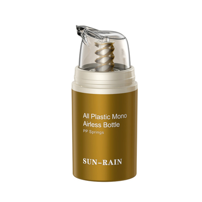 Airless Lotion Kosmetik Perawatan Kulit Kemasan Pompa Botol Custom 15ml 30ml 50ml Kosmetik Mini