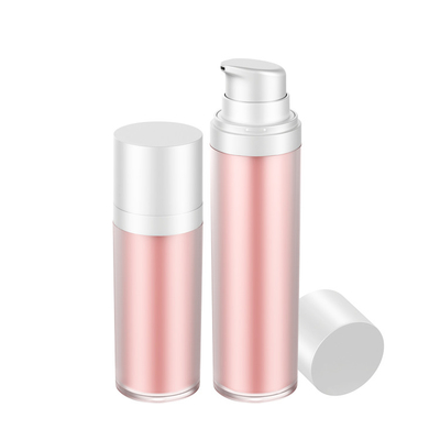 30ml 50ml Pompa PET Kemasan Kosmetik Penggantian isi ulang PET Double Wall Bottle Krim Wajah