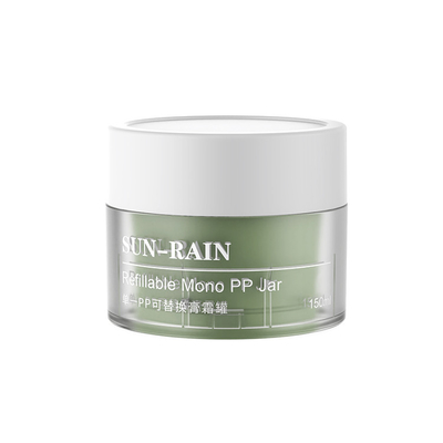 Plastik PP Cosmetic Cream Jars Pot Container 50ml 100ml 150ml 200ml