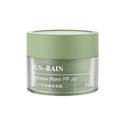 Plastik PP Cosmetic Cream Jars Pot Container 50ml 100ml 150ml 200ml