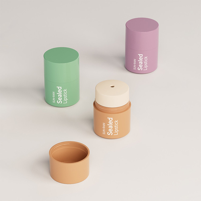 Disesuaikan 15g Rotate Lip Gloss Lip Mask Lip Plastic Blush Stick Solid Balm Deodorant Tube Makeup Container Pp Sealed Lipstick Bottle