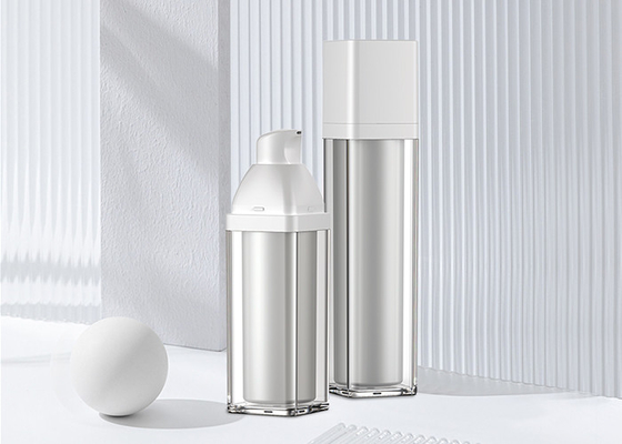 Acrylic Airless Pump Bottle 15ml 30ml 50ml Pp Botol Dalam untuk Kosmetik SR2159